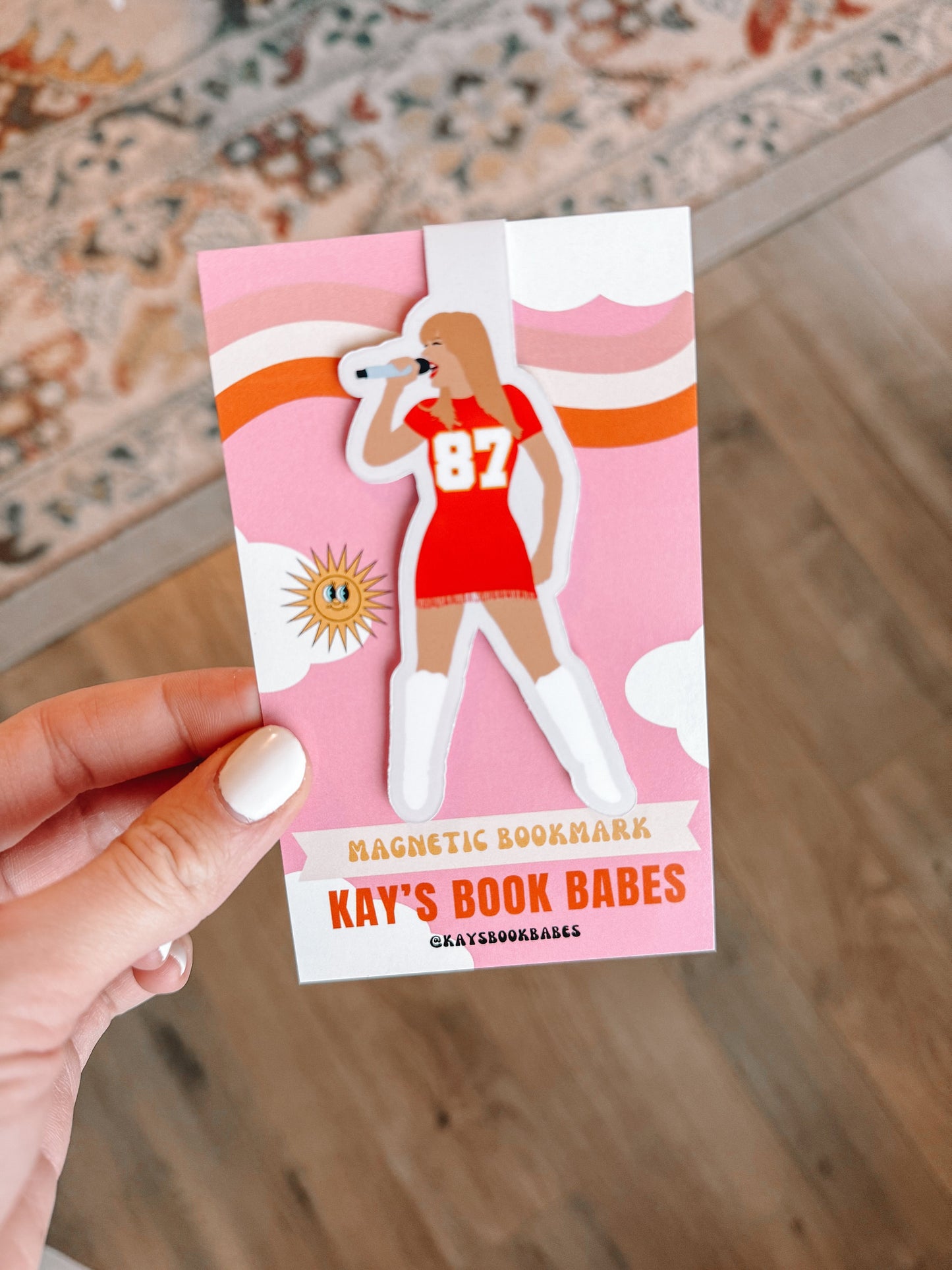 Taylor Swift Travis Kelce Jersey Magnetic Bookmark