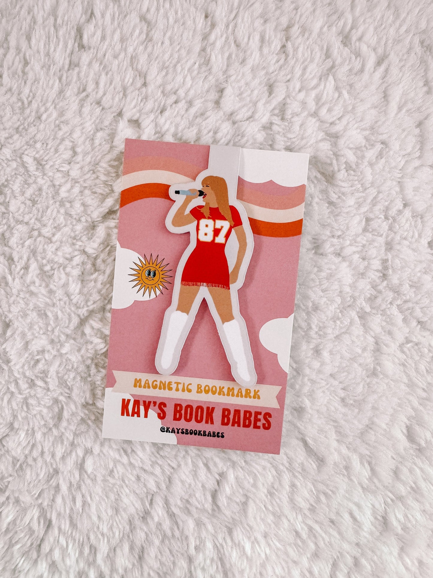 Taylor Swift Travis Kelce Jersey Magnetic Bookmark