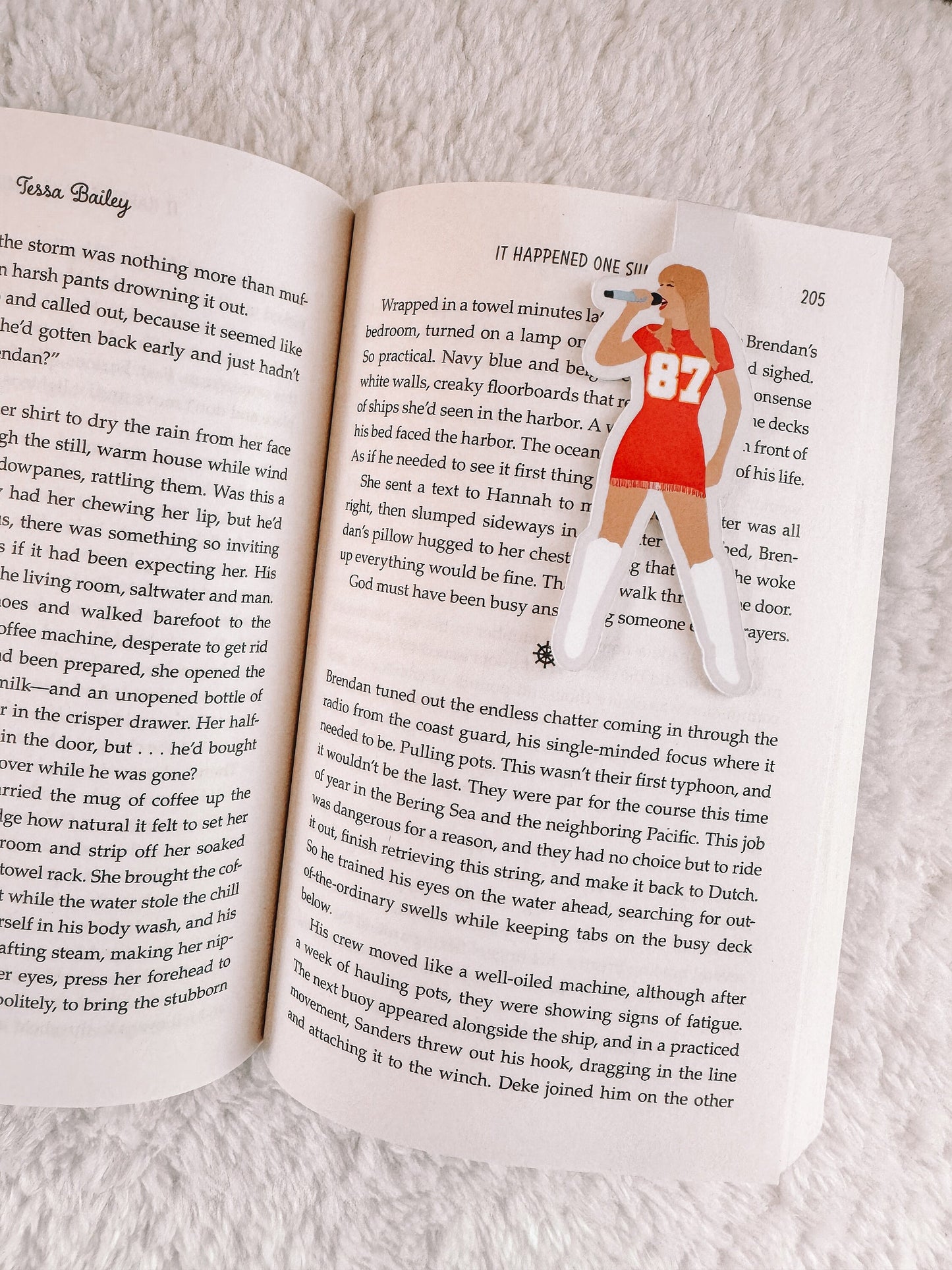 Taylor Swift Travis Kelce Jersey Magnetic Bookmark