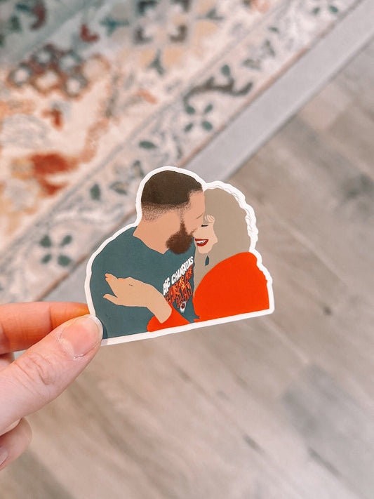 Taylor Swift Travis Kelce Sticker