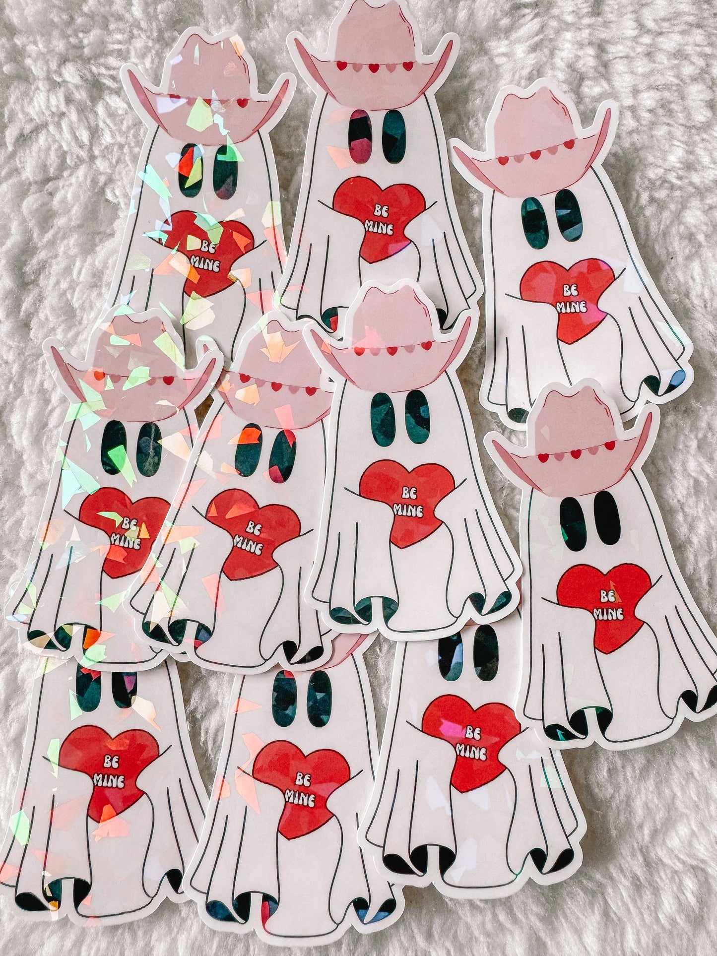 Be Mine Valentine’s Day Ghoul Holographic Sticker