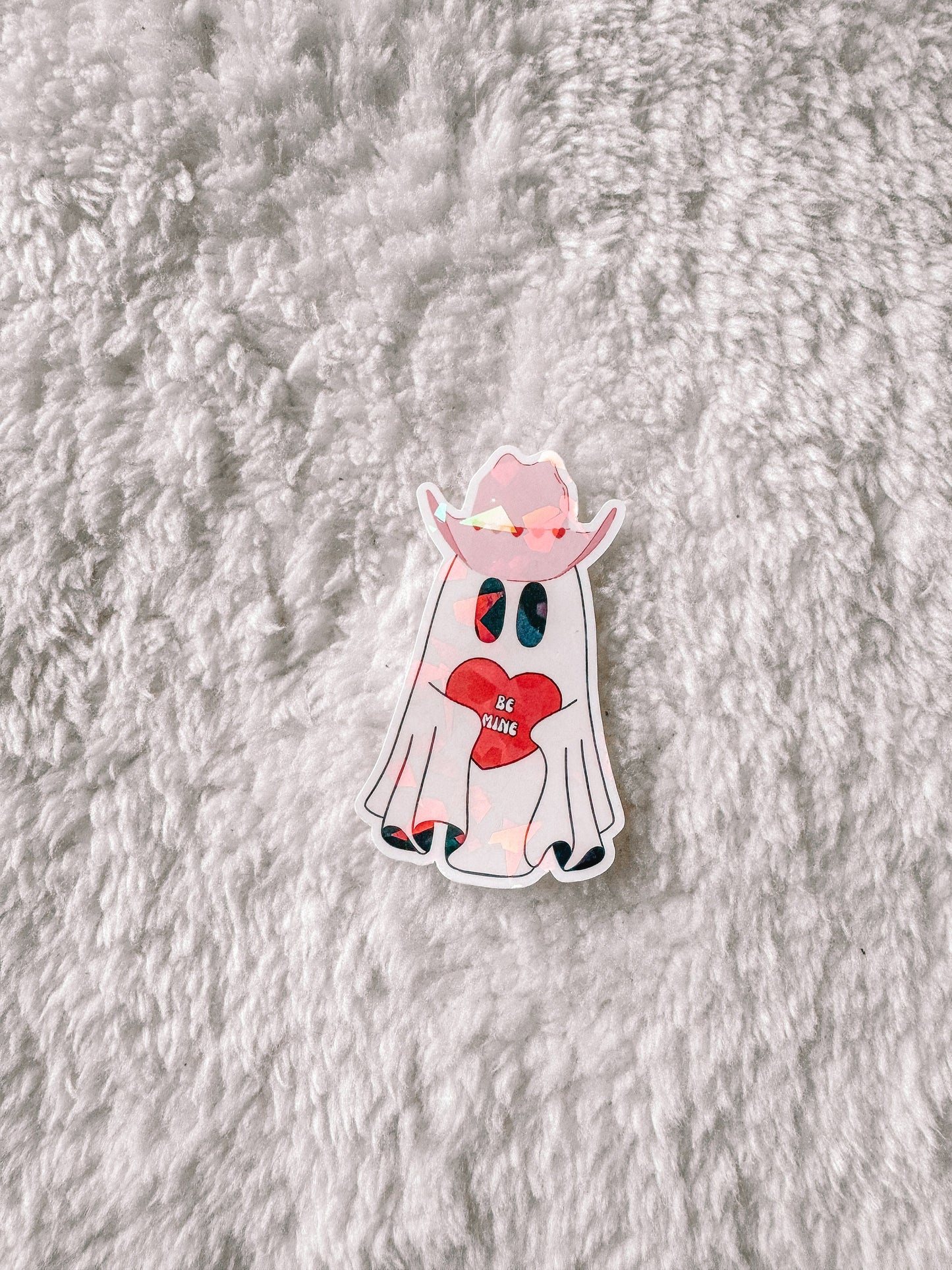 Be Mine Valentine’s Day Ghoul Holographic Sticker