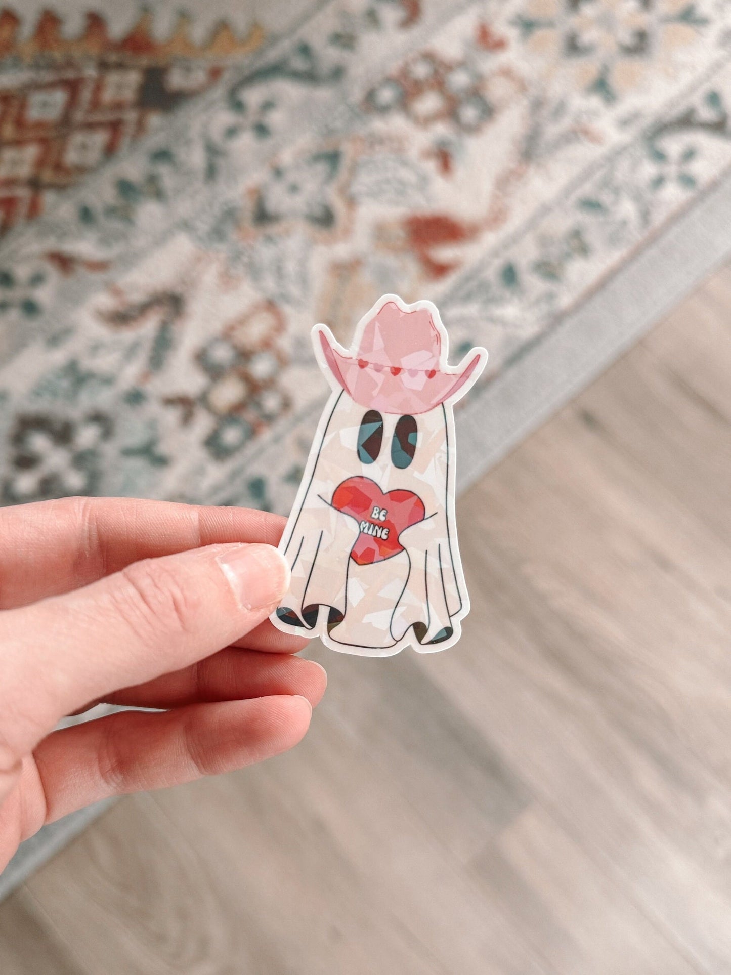 Be Mine Valentine’s Day Ghoul Holographic Sticker