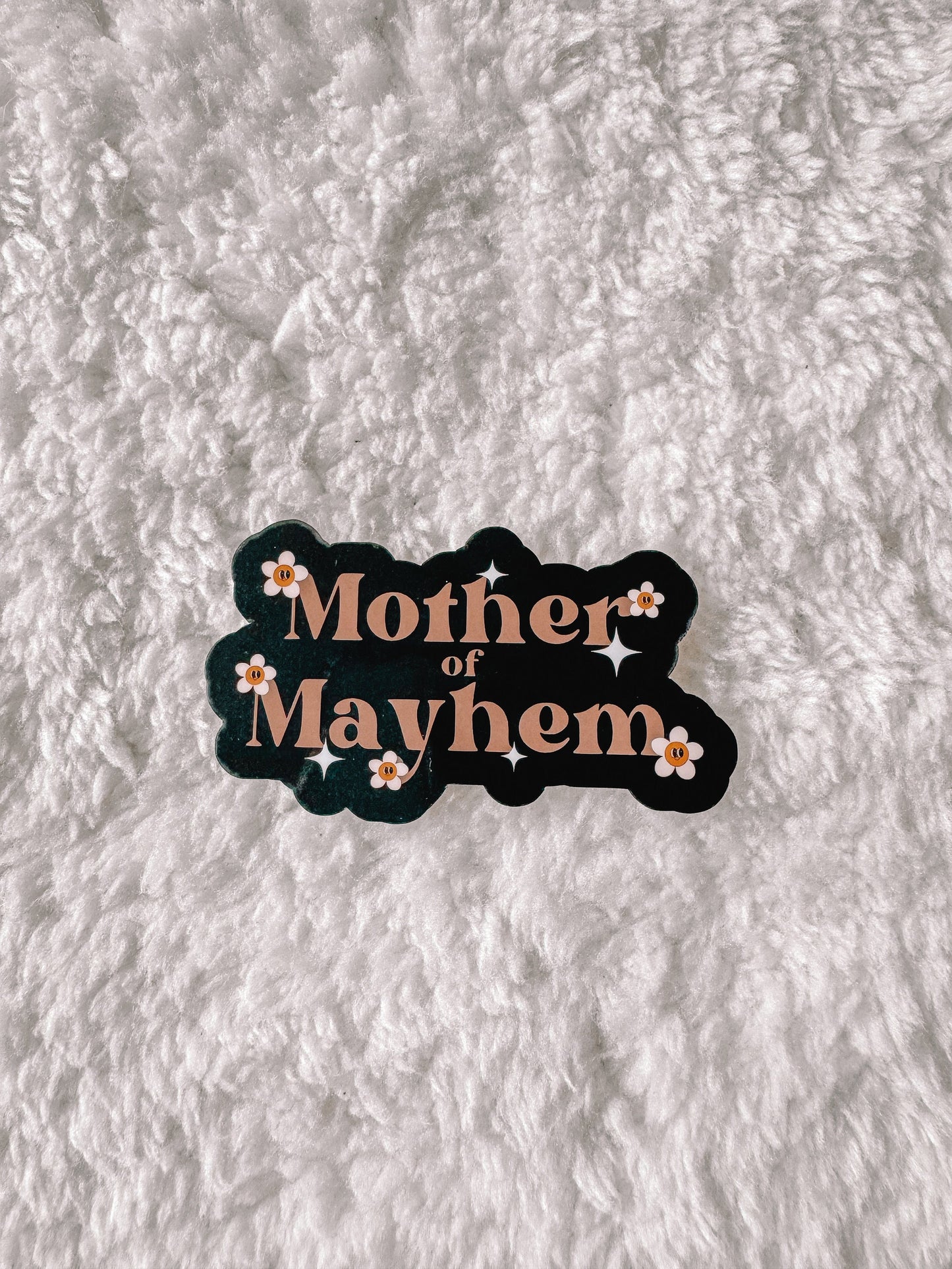 Retro Mother Of Mayhem Sticker