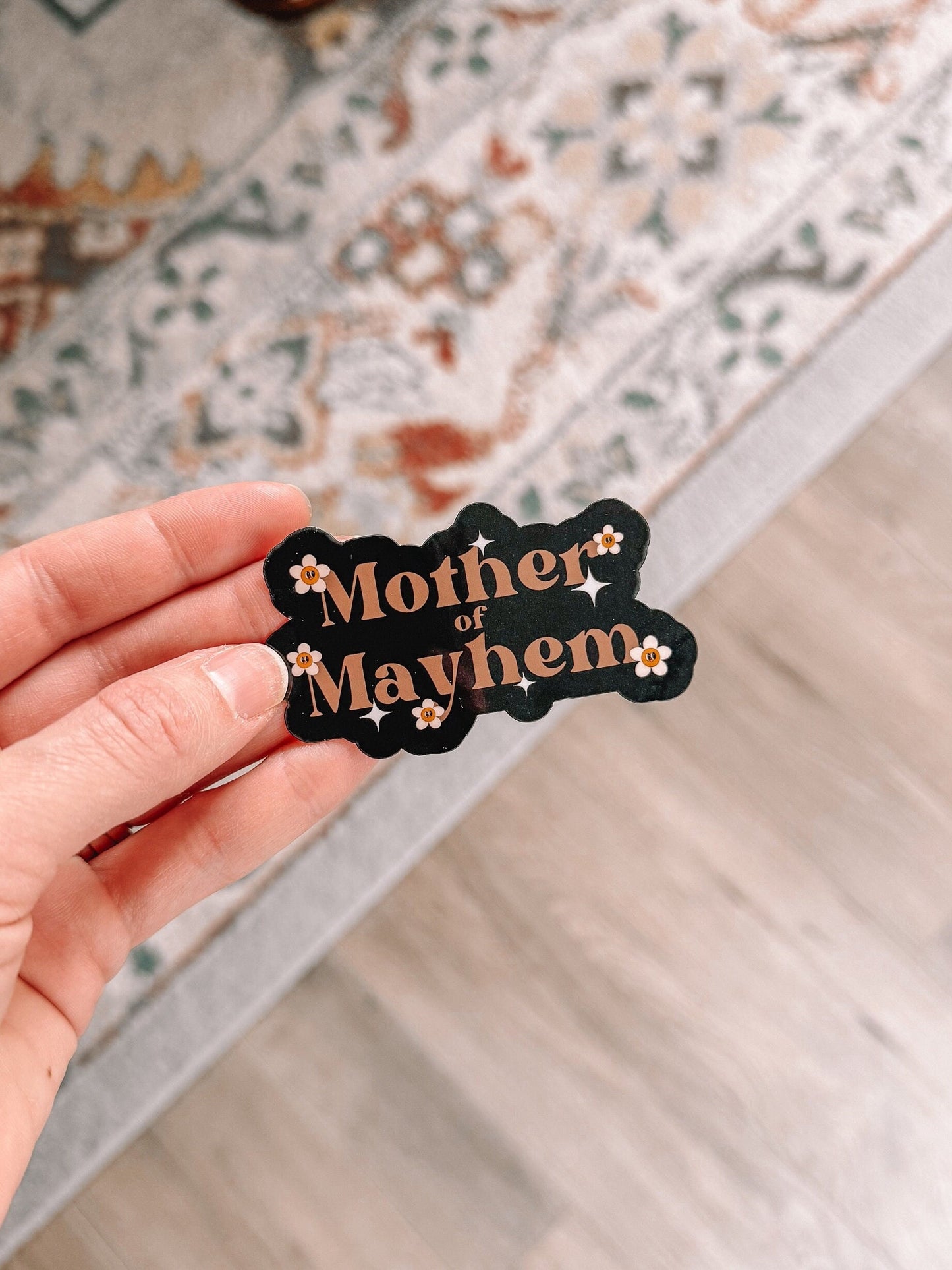 Retro Mother Of Mayhem Sticker