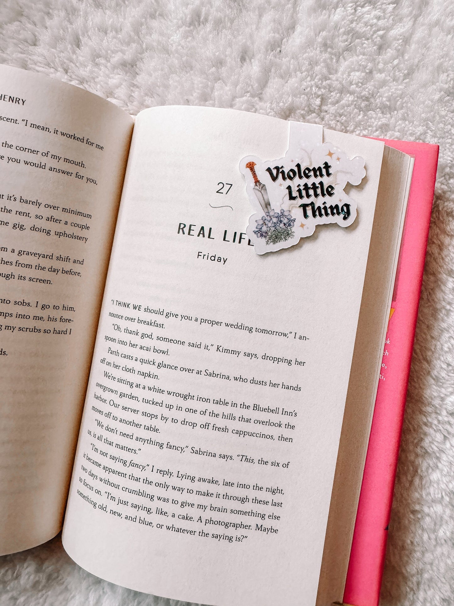 Violent Little Thing Holographic Magnetic Bookmark