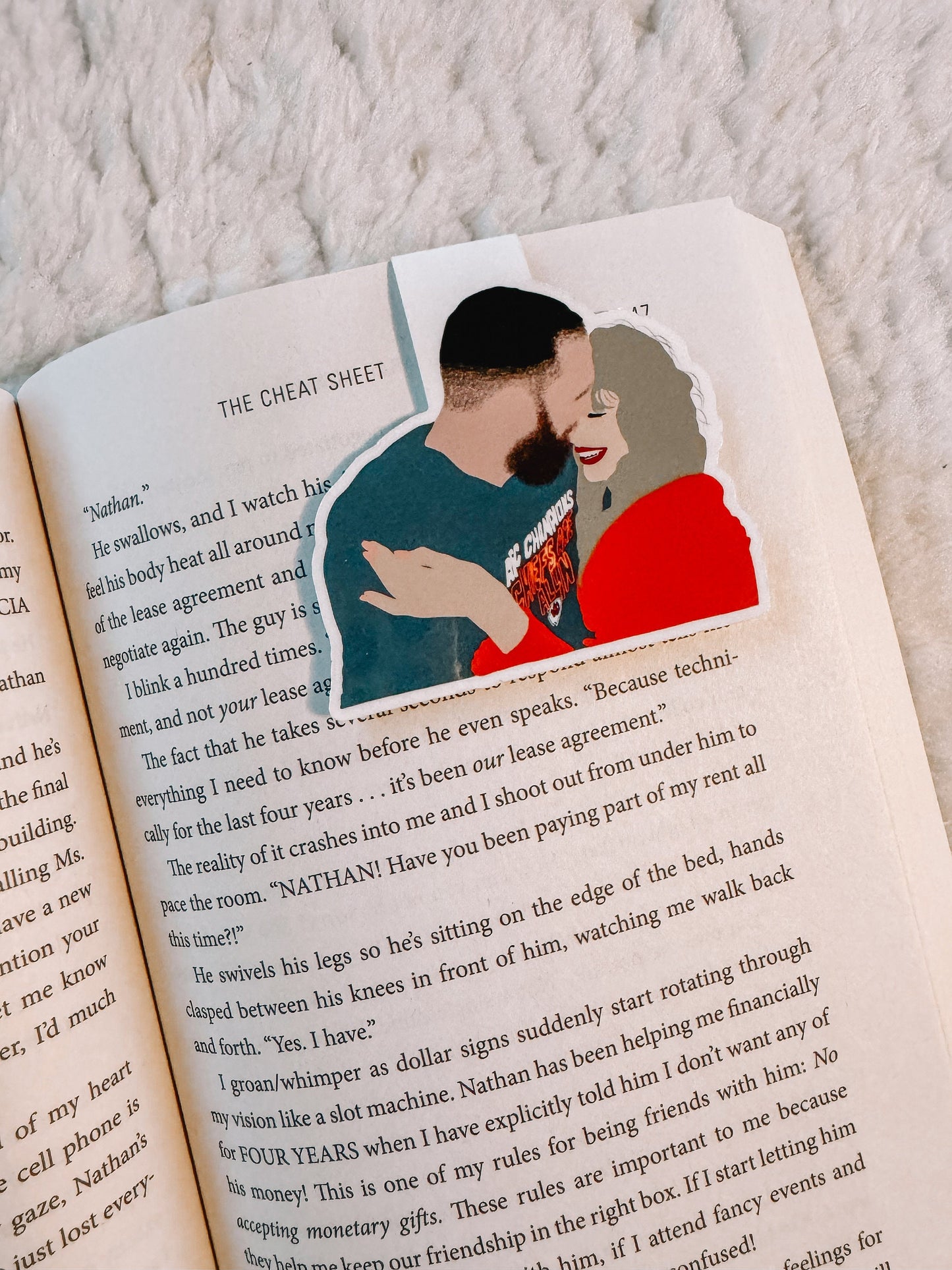 Taylor Swift Travis Kelce Magnetic Bookmark