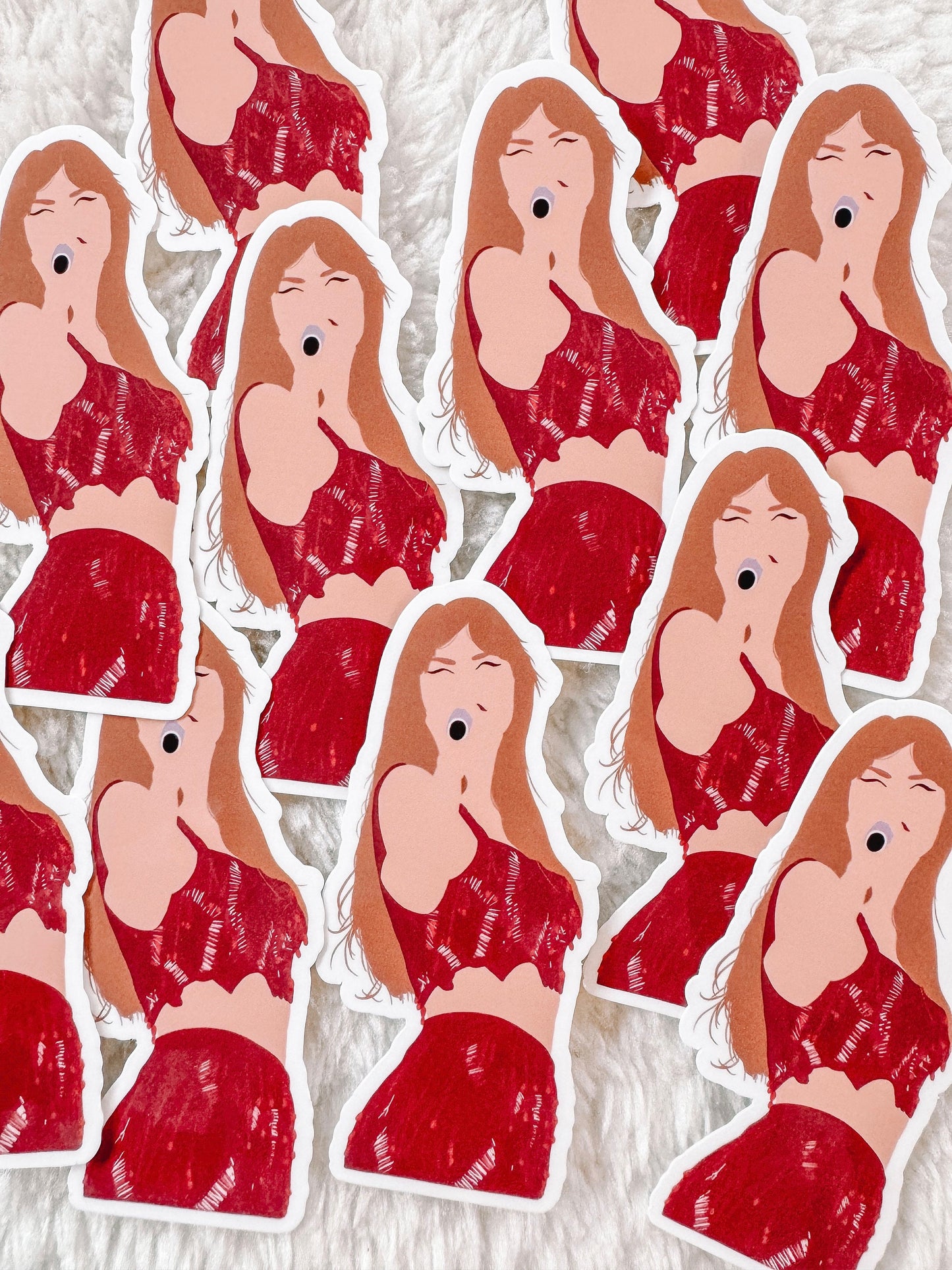 Taylor Swift Singing The Eras Tour Sticker