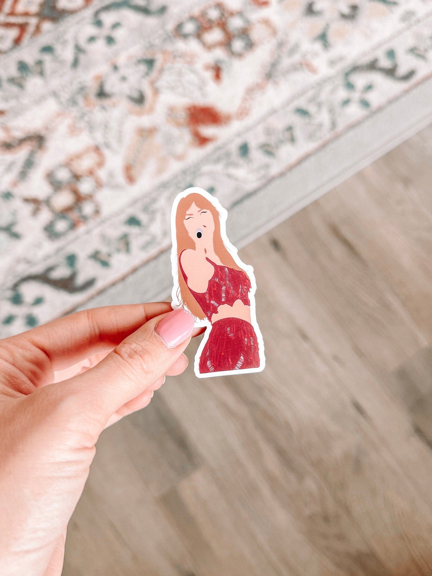 Taylor Swift Singing The Eras Tour Sticker