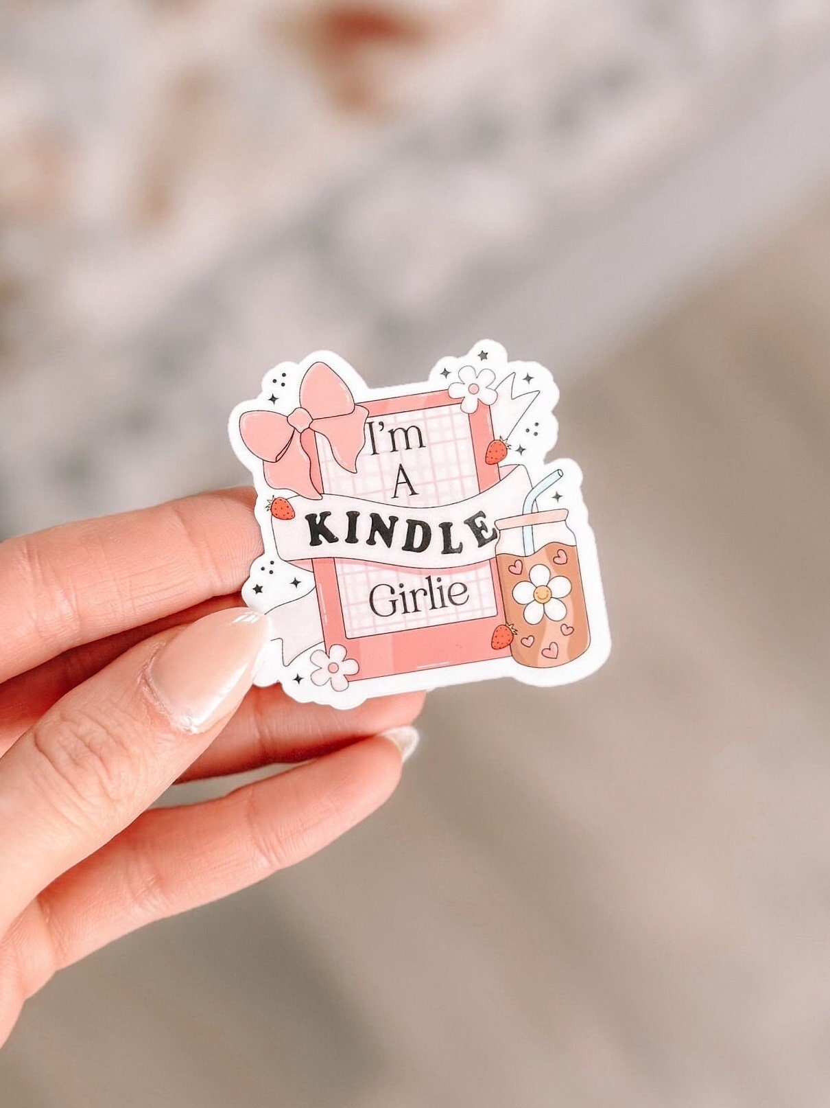 I’m A Kindle Girlie Sticker