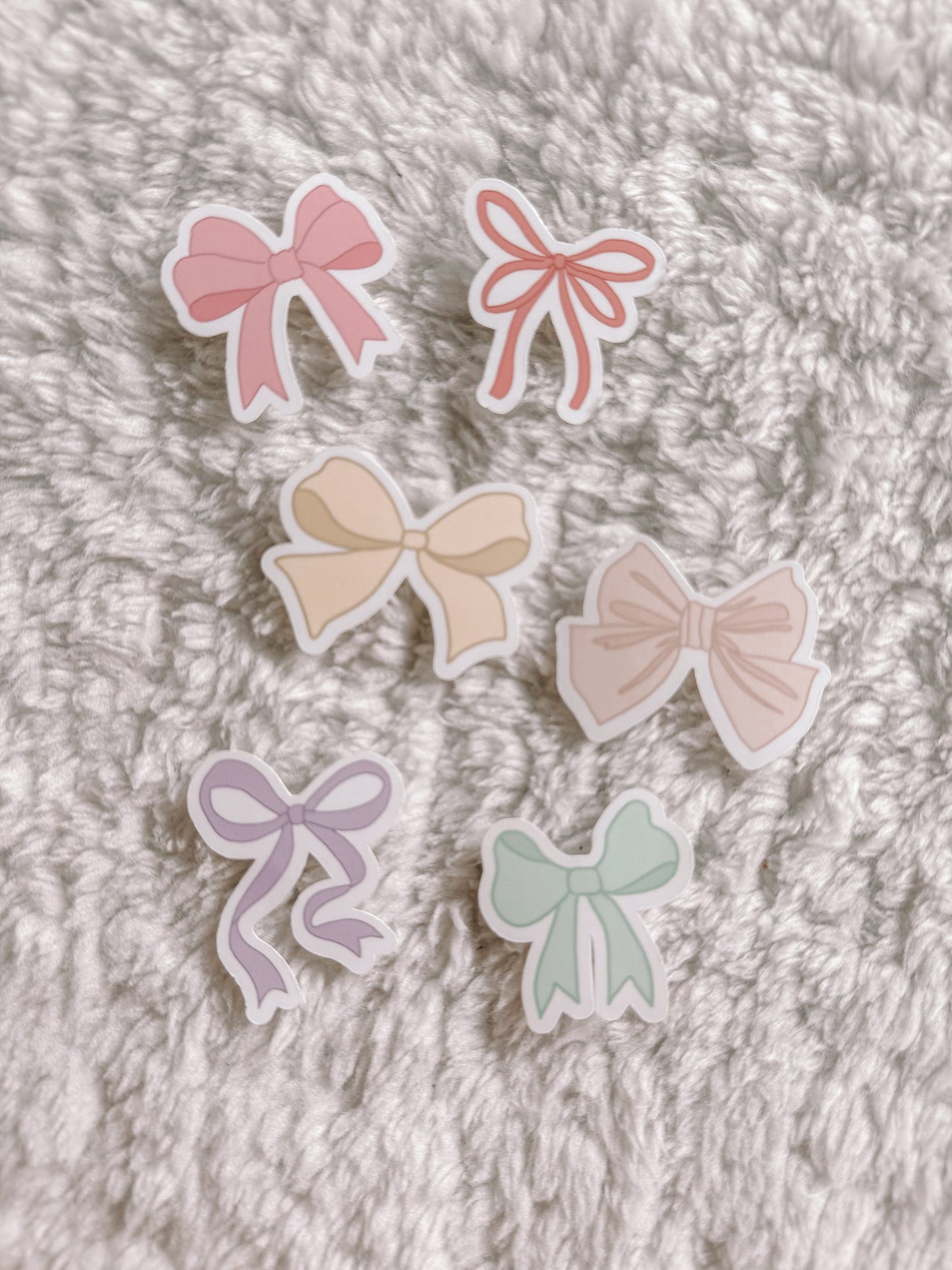 Mini Coquette Bows Sticker Pack