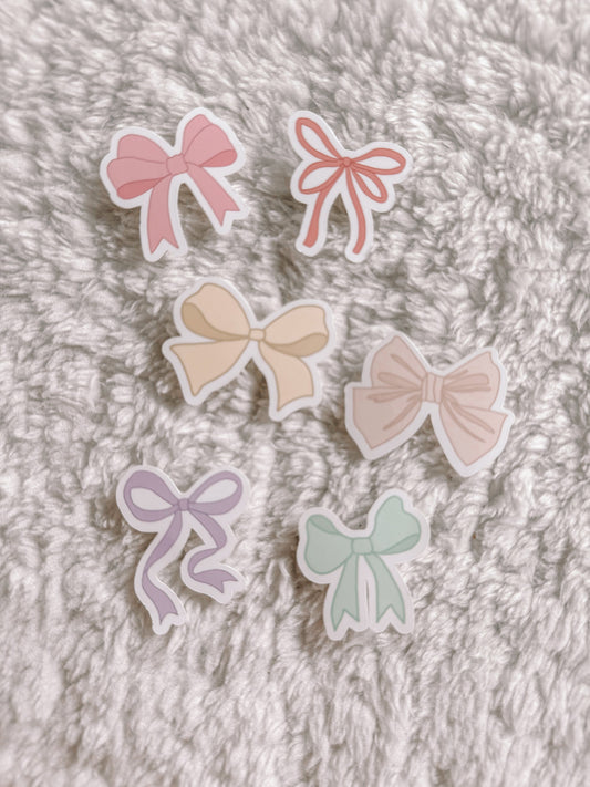 Mini Coquette Bows Sticker Pack