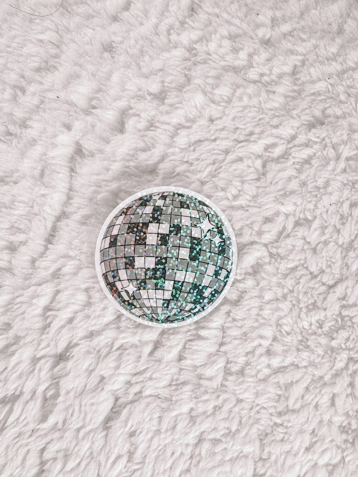 Disco Ball Holographic Sticker