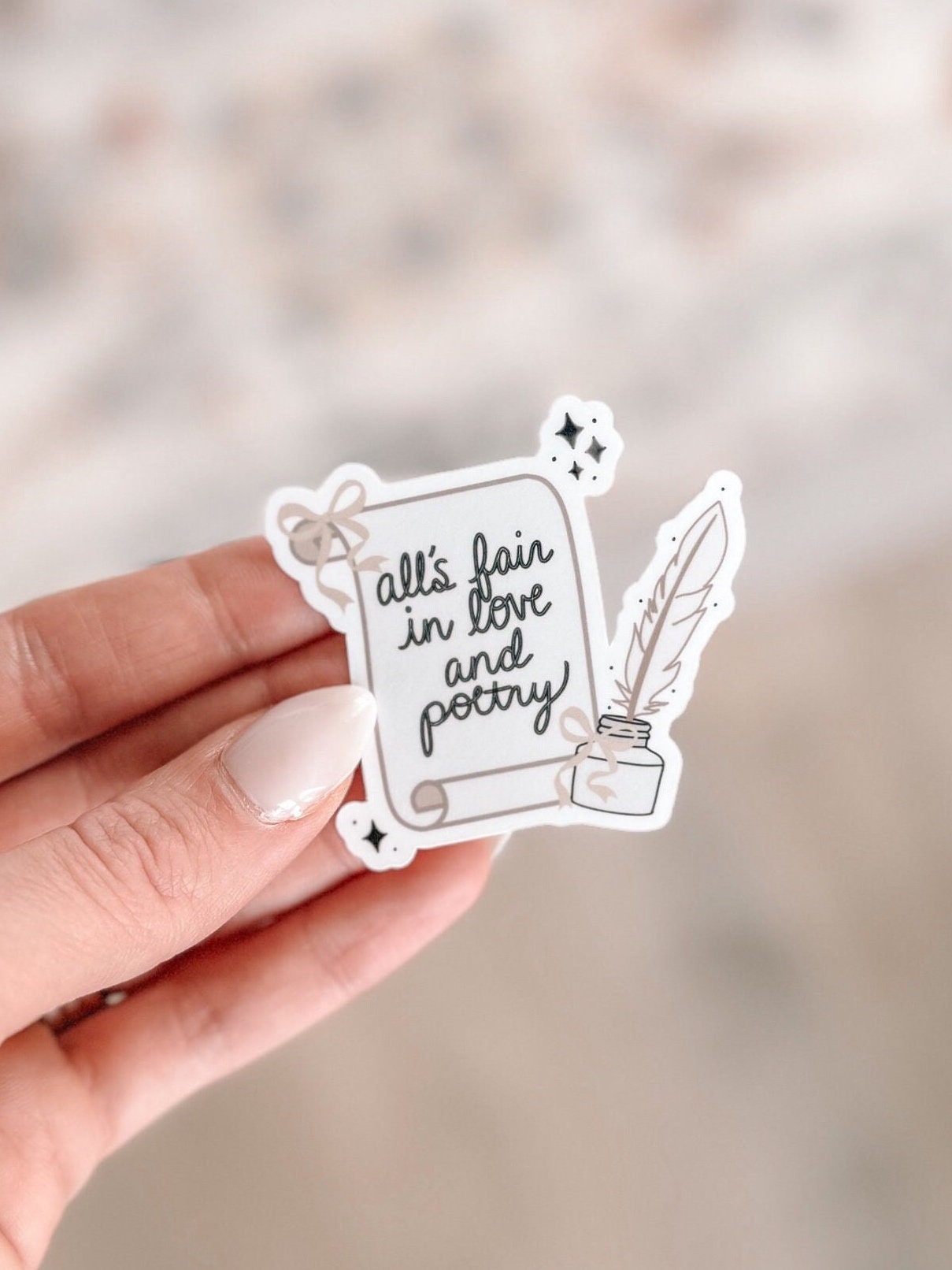 Taylor Swift All’s Fair In Love And Poetry Sticker