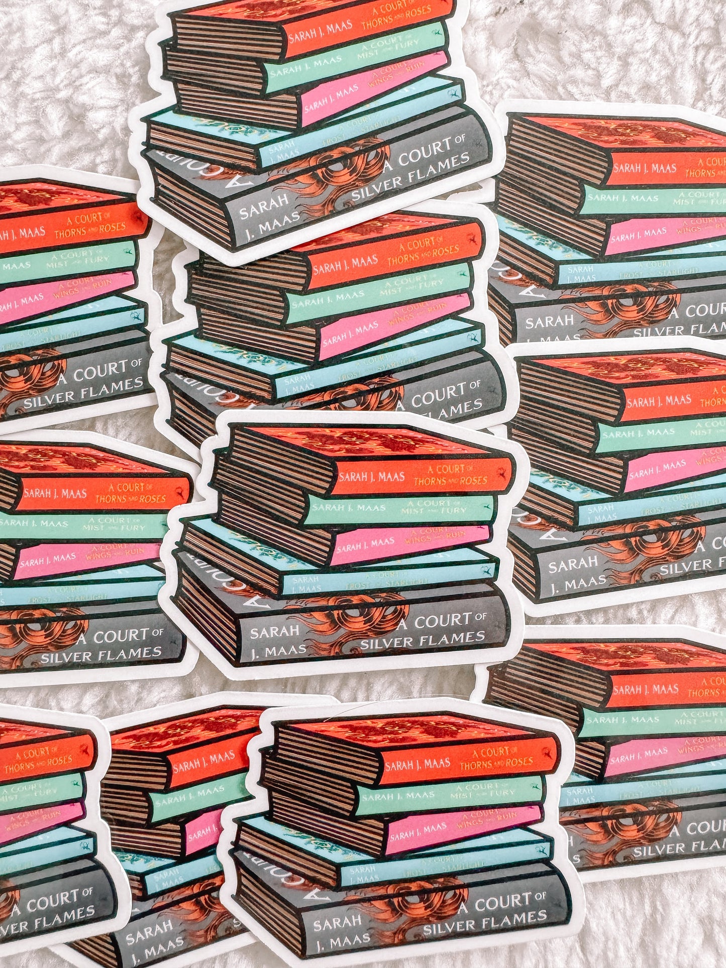 Fantasy Book Stack Sticker