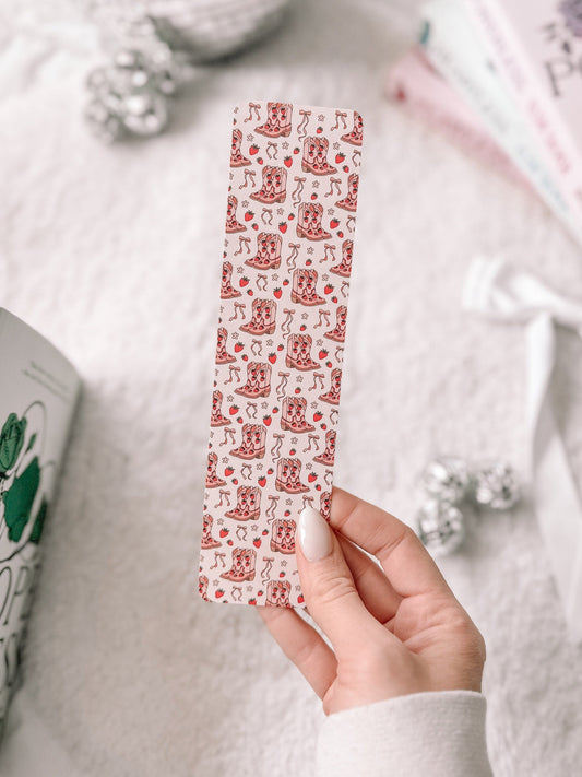 Strawberry Cowgirl Bookmark