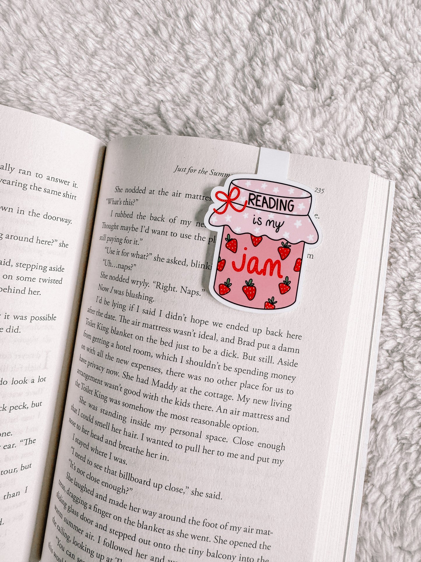 Reading Is My Jam Magnetic Bookmark