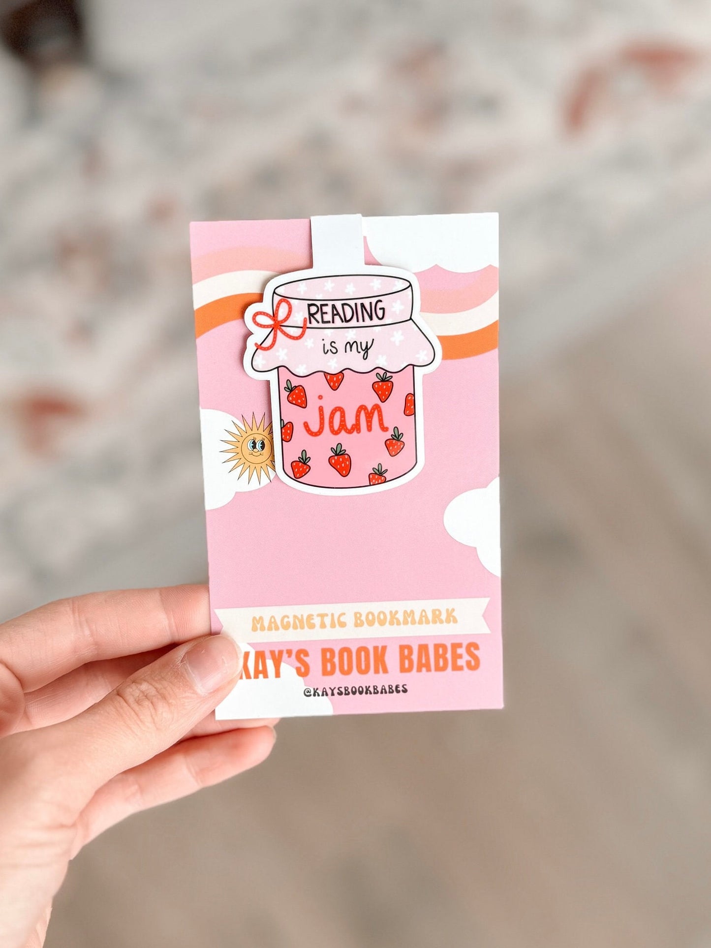 Reading Is My Jam Magnetic Bookmark